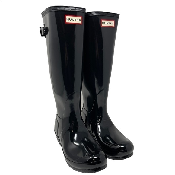 Hunter Original Tall Black Gloss adjustable - Picture 1 of 5